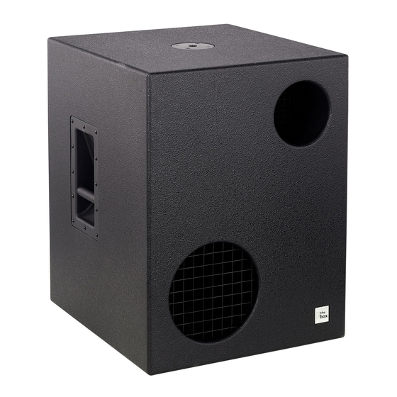 thomann the box TA18 Manual De Instrucciones