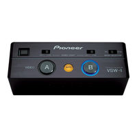 Pioneer VSW-1 Manual De Instrucciones