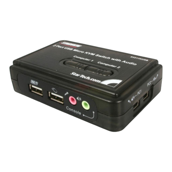 StarTech SV211KUSB Manual De Instrucciones