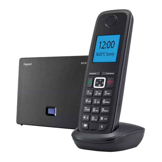Gigaset A510 IP Manual Del Usuario