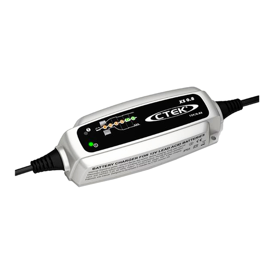 CTEK XS 0.8 Manual Del Usuario