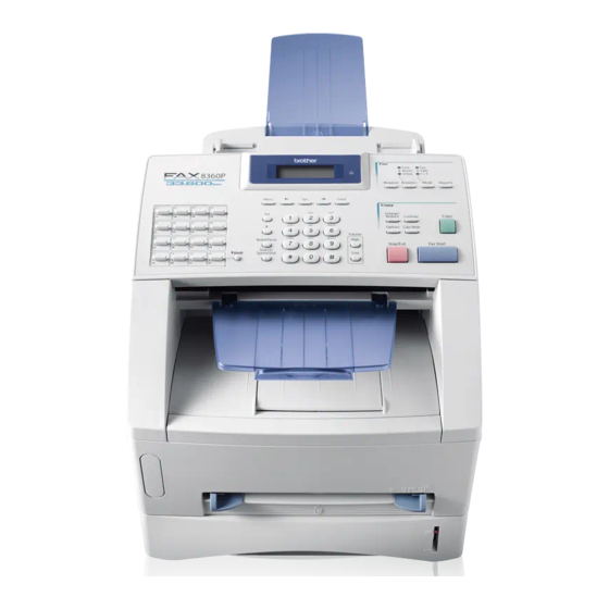 Brother FAX-8360P Manual Del Usuario