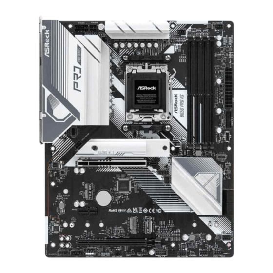 ASROCK B650 Pro RS Manual De Instrucciones