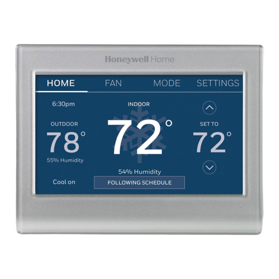 Honeywell Home Smart Serie Guia Del Usuario