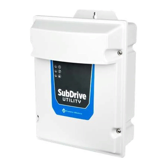 Diagnostic Fault Codes Franklin Electric SUBDRIVE UTILITY Manual De