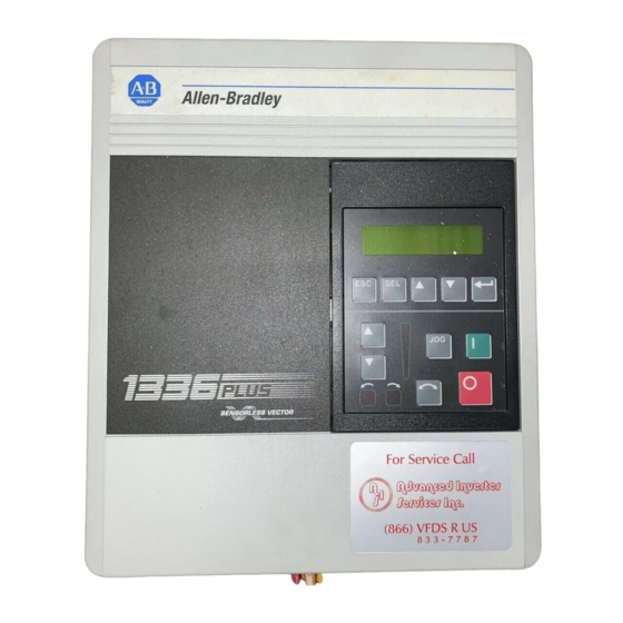 ALLENBRADLEY 1336 PLUS SERIE MANUAL DEL USUARIO Descargar en PDF