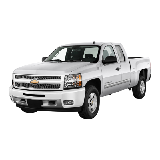 Chevrolet Silverado 2012 Manual Del Propietário