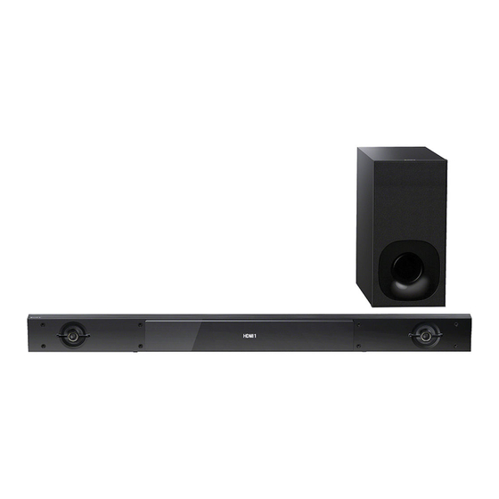 Sony HT-NT3 Guia De Inicio Rapido