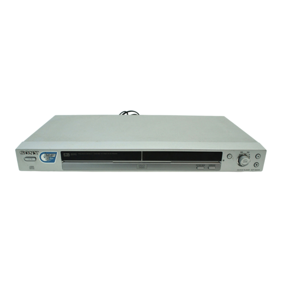 Sony DVP-NS330 Manual De Instrucciones