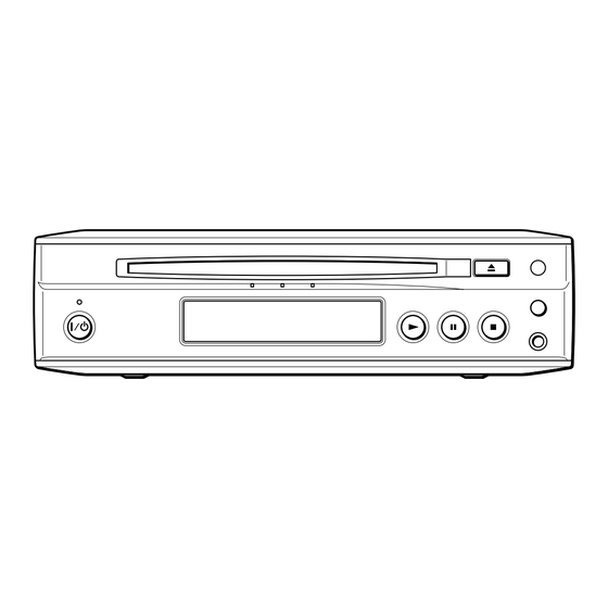 Sony DVP-F11 Manual De Instrucciones