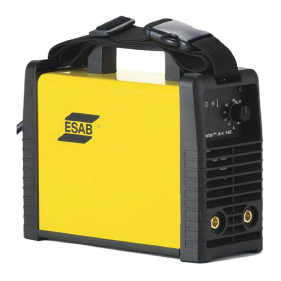 ESAB Buddy Arc 145 Instrucciones De Uso