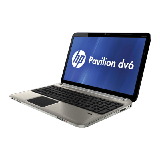HP Pavilion DV6-6140 US Manuales