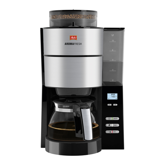 melitta AROMAFRESH Instrucciones De Uso