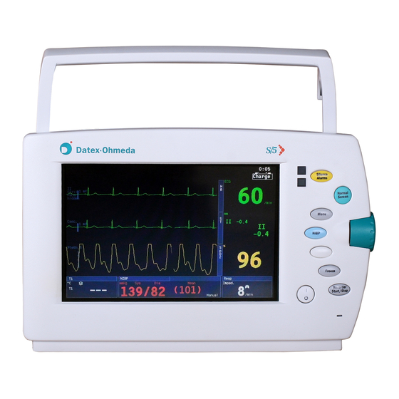 Datex-Ohmeda S/5 Manuales