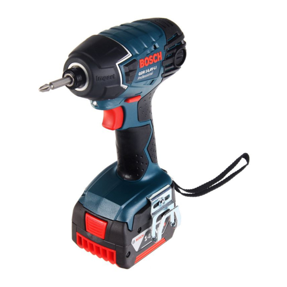 Bosch GDR 14,4 V-LI Professional Manual Original