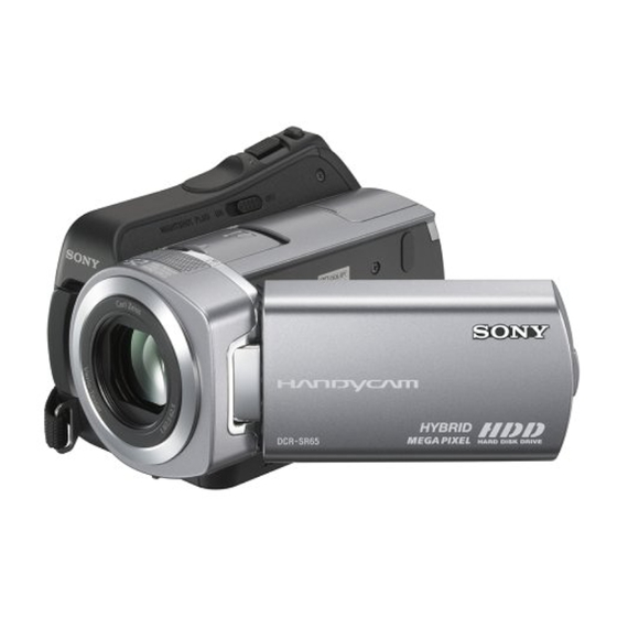 Sony Handycam DCR-SR45 Guía De Operaciónes