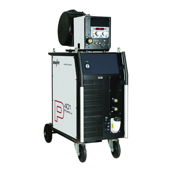 EWM Phoenix 401 Progress puls HP MM FKW Manual De Instrucciones