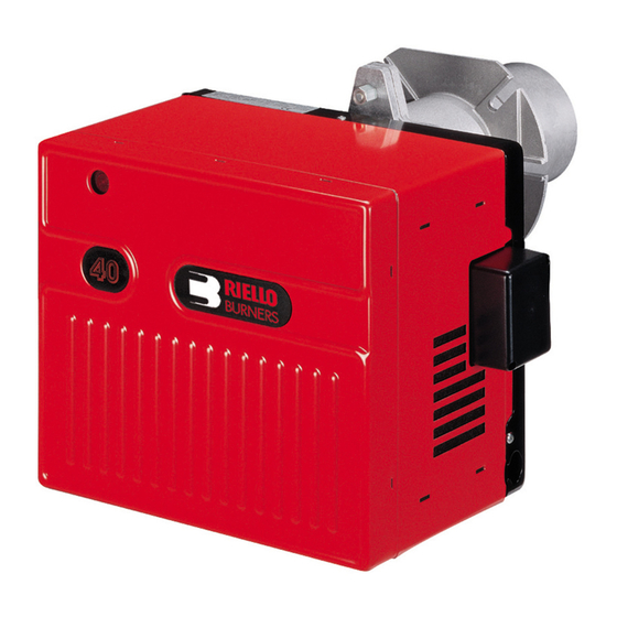 Riello 40 GS10 Instrucciones Para La Instalación, Uso Y Mantenimiento