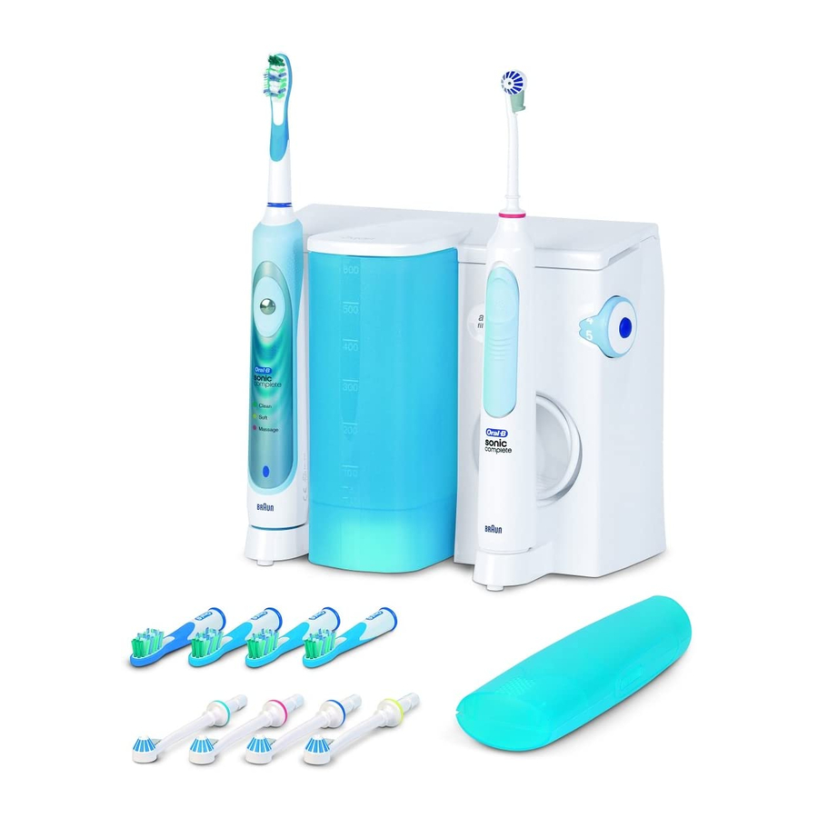 Braun Oral-B Sonic complete OxyJet Center Manuales