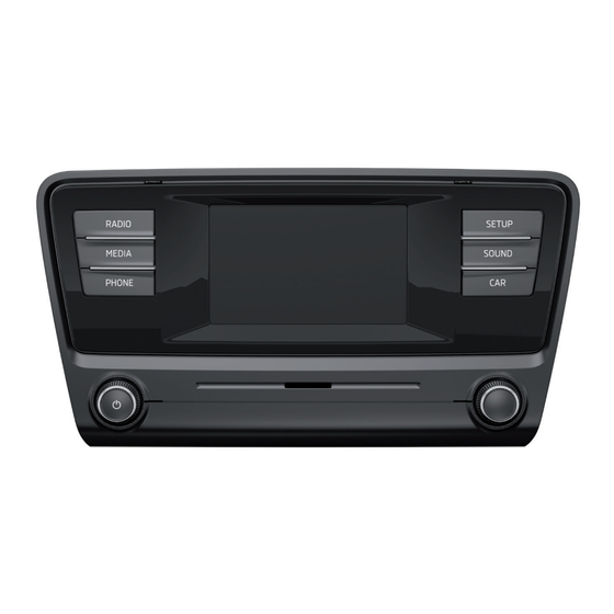 Skoda Infotainment Radio Swing Manual De Instrucciones