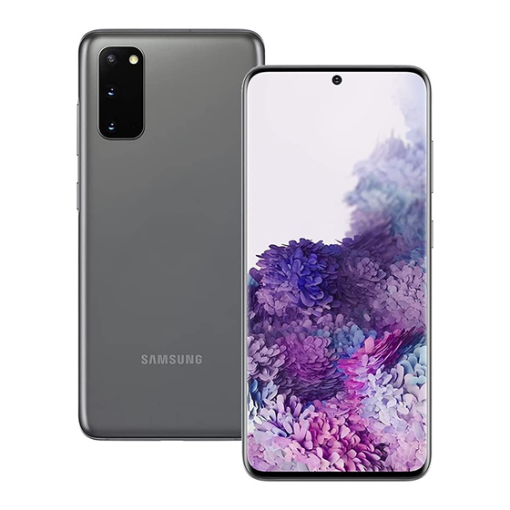 Samsung Galaxy S20 Ultra Guia De Inicio Rapido