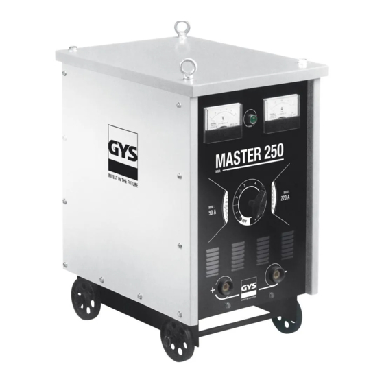 GYS MASTER 250 Manual De Instrucciones