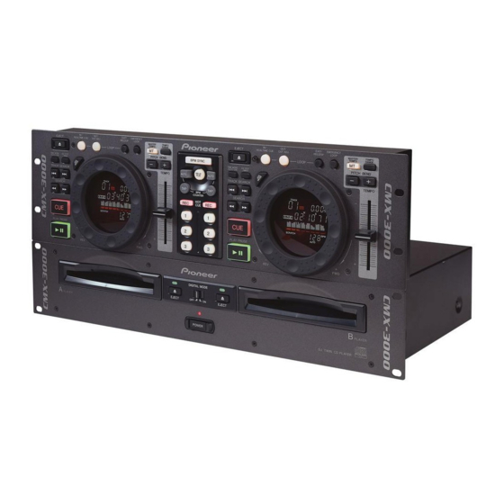 Pioneer CMX-3000 Manual De Instruciones