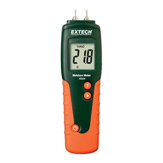 Extech Instruments MO220 Manual Del Usuario
