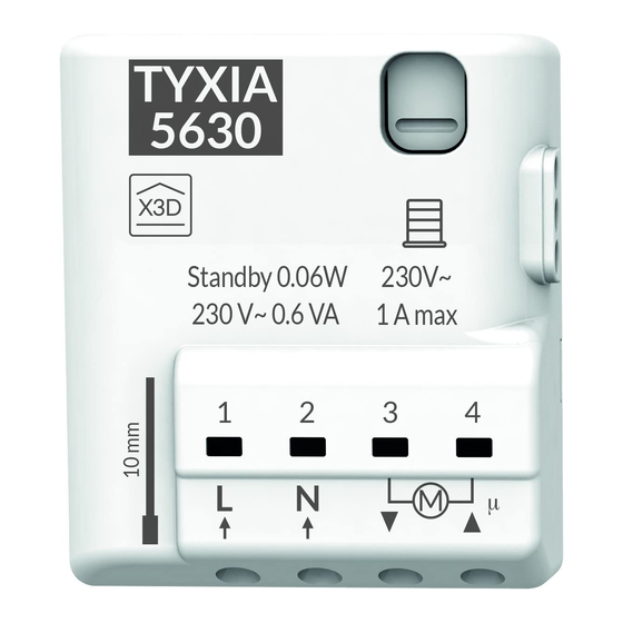 DELTA DORE TYXIA 5630 Manual Del Usuario