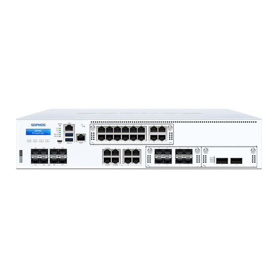 Sophos XGS 5500 Manual Del Usuario