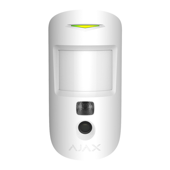 AJAX MotionCam Manual De Usuario