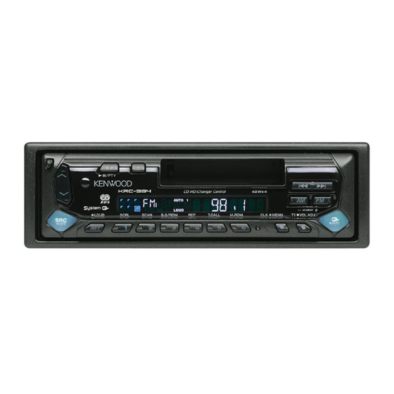 Kenwood KRC-394 Manual De Instrucciones