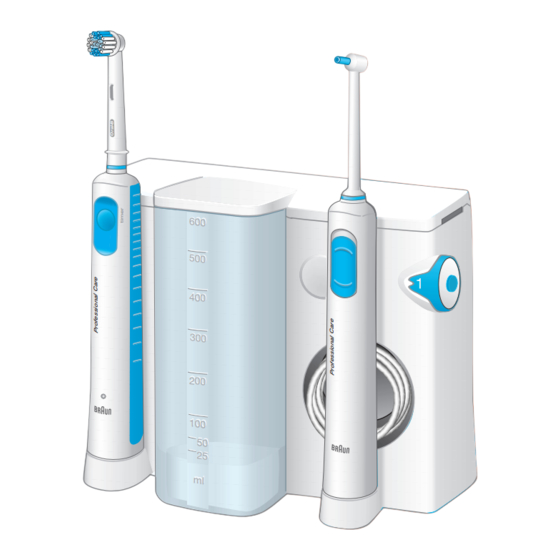 Braun Oral-B Professional Care Center OC 15 525 A Manual De Instrucciones