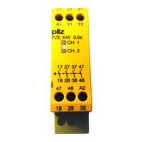 Pilz PZE X4V Manual De Instrucciones