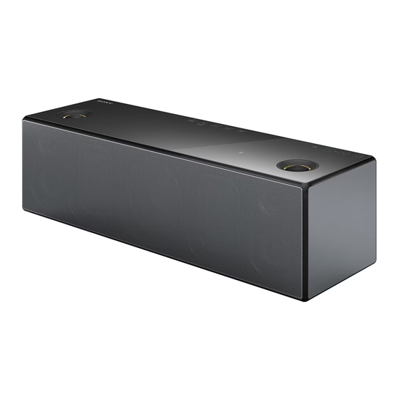 Sony SRS-X99 Manual De Instrucciones