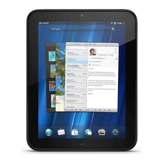 HP TouchPad Guia Del Usuario
