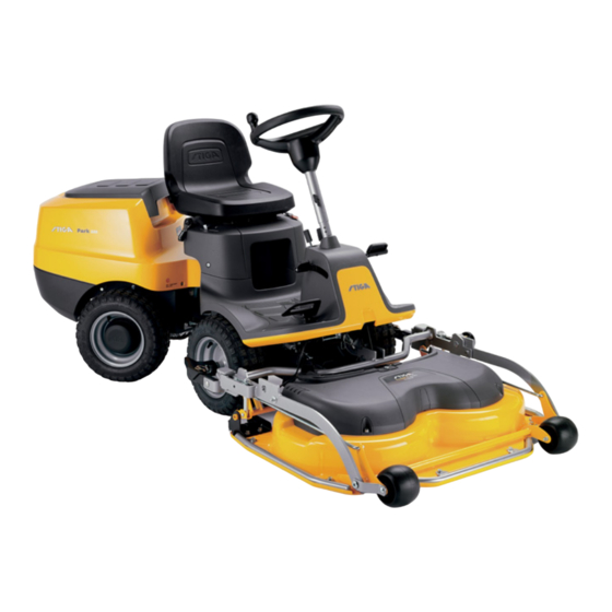 Stiga Park 2WD Serie Uso Y Mantenimiento