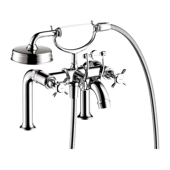 Hansgrohe Axor Montreux 16540xx1 Instrucciones De Montaje