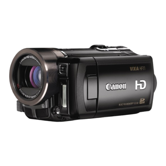 Canon VIXIA HF11 Manual De Instrucciones
