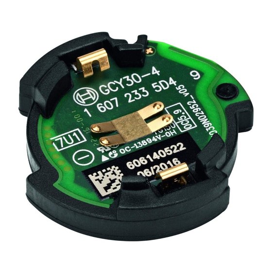 Bosch GCY 30-4 Professional Manual Original