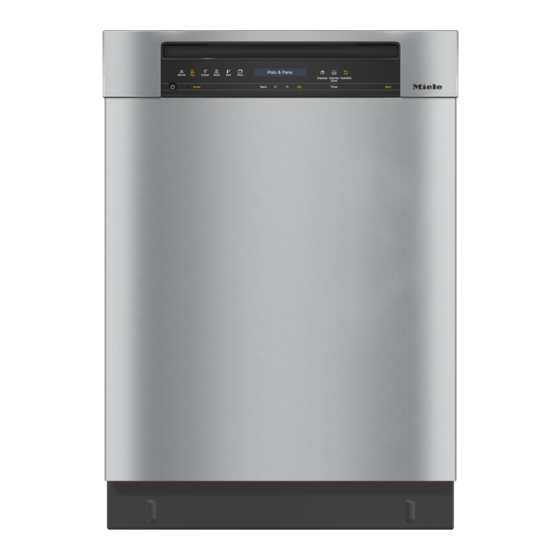 Miele G 7311 Instrucciones De Funcionamiento