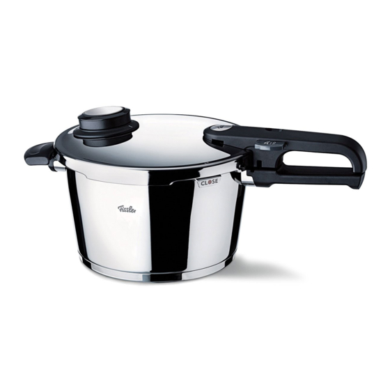 Fissler vitavit premium Instrucciones De Uso Y Cuidado