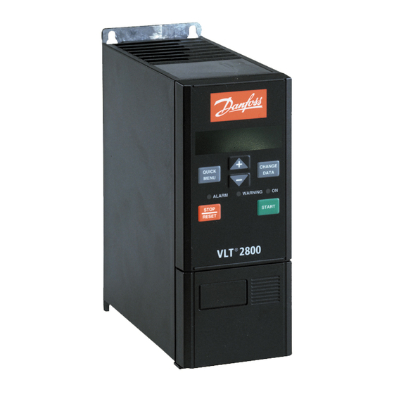 DANFOSS VLT 2800 SERIE MANUAL DEL USUARIO Descargar en PDF ManualsLib