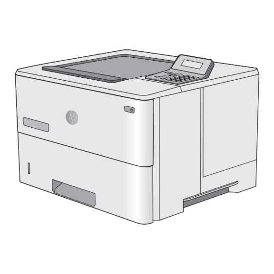 HP LaserJet Pro M501 Serie Manual De Instrucciones