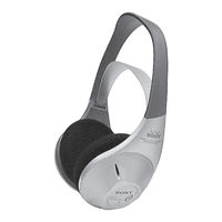 Sony MDR-RF815RK Manual De Instrucciones