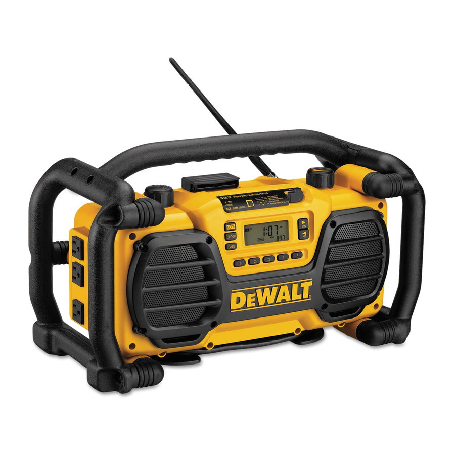 DeWalt DC012 Manual De Instrucciones