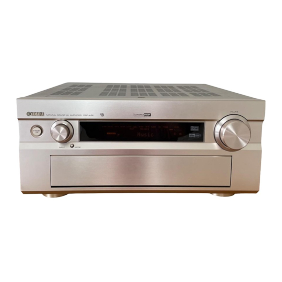 Yamaha DSP-AZ2 Manual De Instrucciones
