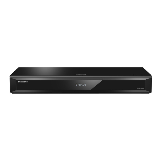 Panasonic DMP-UB700 Instrucciones De Funcionamiento