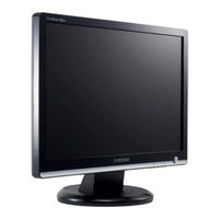 Samsung SyncMaster 206BW Manual Del Usuario