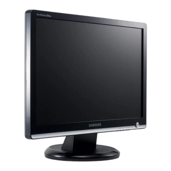 Samsung SyncMaster 206BW Manual Del Usuario